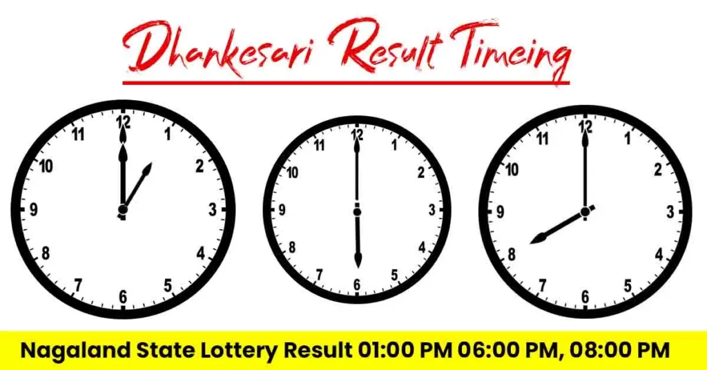 Dhankesari Lottery Sambad Result 1:00 PM, 6:00 PM and 8 PM